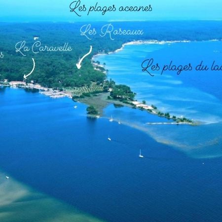 Studio Mansarde Climatise Les Roseaux Bord De Lac Biscarrosse Buitenkant foto